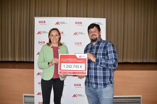 Rund 1,2 Millionen Euro konnten für die Gänserndorfer Arbeitnehmer erkämpft werden.  | Foto: Bräuer