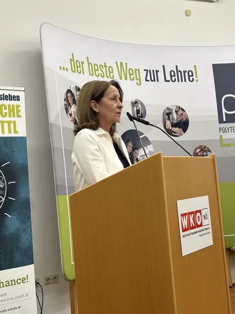 Wirtschaftskammer-Obfrau Anne Blauensteiner | Foto: Bernhard Schabauer