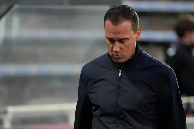 Betretene Miene bei KSV-Cheftrainer Michael Liendl nach der 0:1-Niederlage | Foto: GEPA pictures/Kevin Kada