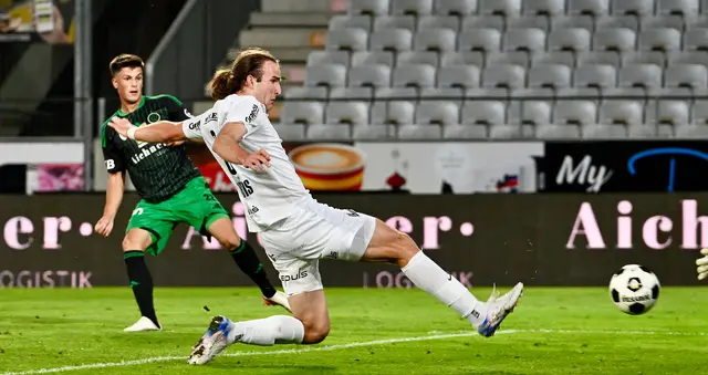 Hier lebte die Hoffnung auf einen Heimsieg: Luis Gstrein setzte das Leder in der 14. Minute in die Maschen. | Foto: Hassl
