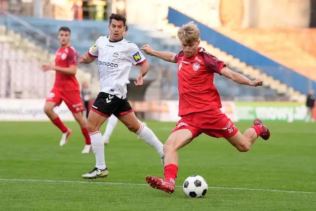 Die KSV-Angriffe auf der linken Seite liefen über Ben Heuser. | Foto: GEPA pictures/Kevin Kada