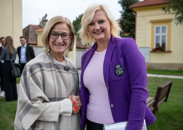 Landeshauptfrau Johanna Mikl-Leitner traf in Kostelní Lhota Kreishauptfrau Petra Pecková. | Foto: NLK Khittl