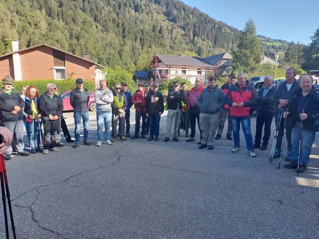 Wandertag des ÖKB in Predlitz mit knapp 100 Teilnehmern aus der Bezirk Murau. | Foto: Anita Galler