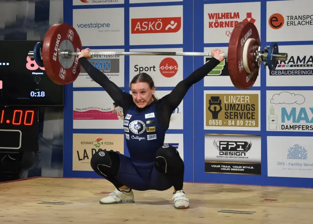Veronika Honcharova (VÖEST) mit 89 kg Reißen

Foto: Conny Högg