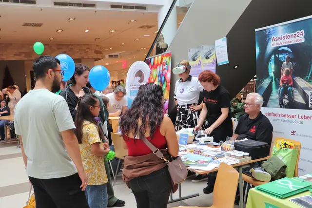 Der Verein Soziale Projekte Steiermark und die ShoppingCity Seiersberg luden zum Inklusionstag.  | Foto: Edith Ertl