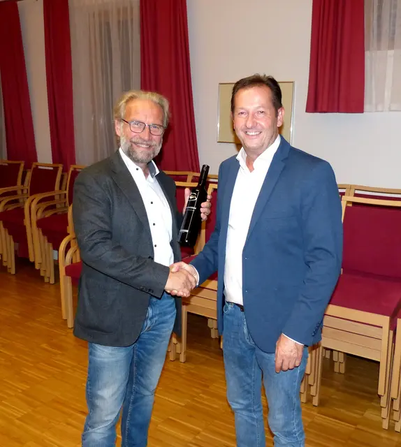 Michael Kornek (links) und Roßleithens Bürgermeister Kurt Pawluk | Foto: Herbert Redtenbacher