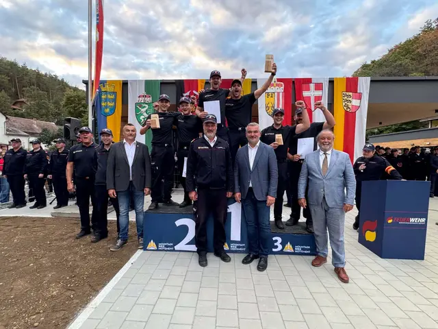 Bronze A: Rechnitz, Jabing und Podgoria jubelten über die Top drei-Platzierungen. | Foto: LFV Burgenland