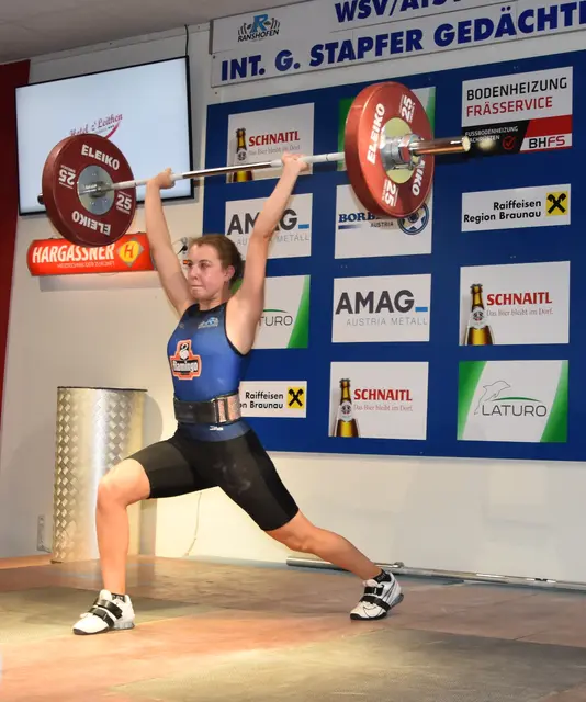 Elisabeth Ecker (ATSV Ranshofen) die im Juni 2026 die Kadernorm des österreichischen Verbandes erbringen konnte, hat mit dem EU Cup ihren ersten internationalen Wettkampf vor sich.

Foto: Conny Högg