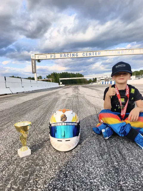 Lion Pammer gewinnt ein weiteres Kart-Rennen. | Foto: Daniel Pammer