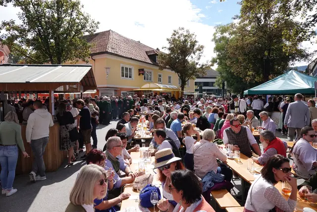 Zwischendurch zeigte sich sogar die Sonne, was der ausgelassenen Stimmung zu "neuem Schwung" verhalf. | Foto: MeinBezirk/Michael Blinzer