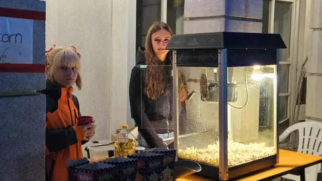 Popcorn durften für das Kino-Feeling nicht fehlen. | Foto: Bürgerinitiative Lebenswertes Mattersburg