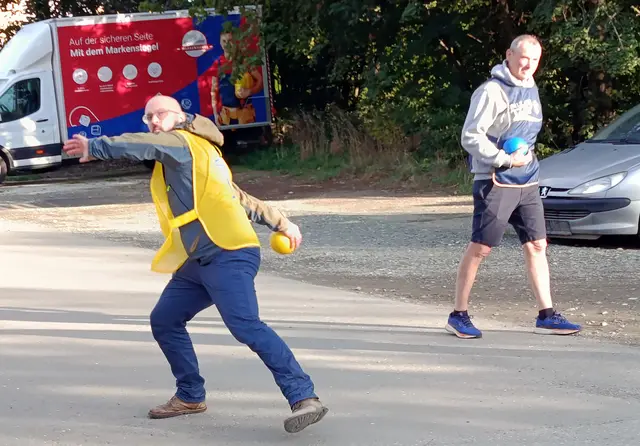 Beim ASK-Herbstfest im Klubheim in der Waldstraße kam es nach mehrjähriger Pause zum Revival des „ASK-Boßelcups“. | Foto: ASK Raiffeisen Trofaiach