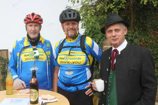 Karl Haunold, Gemeindrat Martin Leibl und Hans Wagner. | Foto: arbes