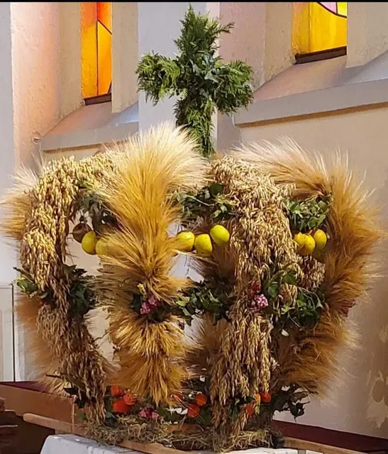 Die Erntekrone aus Micheldorf. | Foto:  Micheldorfer Bäuerinnen
