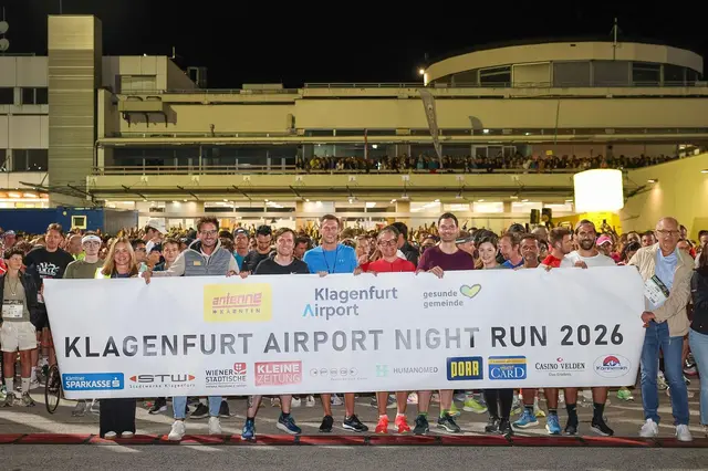 Beim 3. Airport Night Run am 12. September wurde ein neuer Teilnehmerrekord aufgestellt. | Foto: Klagenfurt Airport Christian Winkler