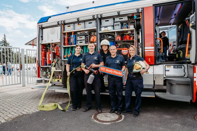 Die Leistungsschau der Einsatzkräfte und des Österreichischen Bundesheeres zählte zu den besonderen Publikumsmagneten des 117. Gady Markts. | Foto: Gady Family/Julia Kerschbaumer