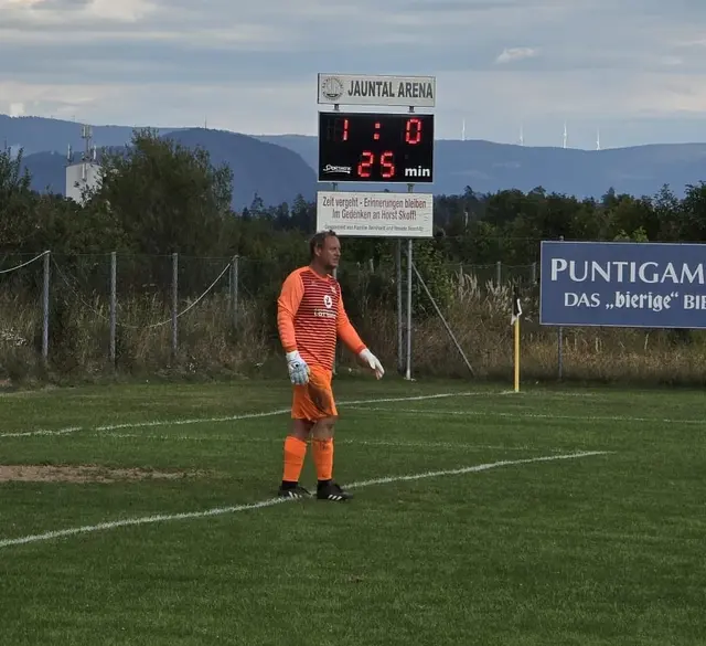 Gerald Kummer stand beim Spiel gegen den SV Bad St. Leonhard im Tor.  | Foto: SK Kühndorf