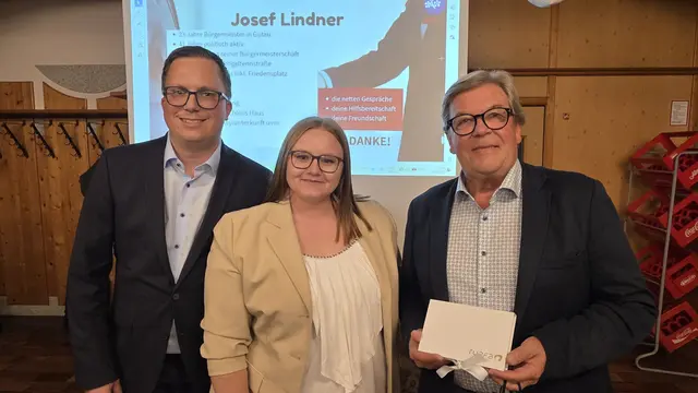 Von links: Dominic Brunner, Michelle Proksch und Josef Lindner. | Foto: SPÖ Gutau
