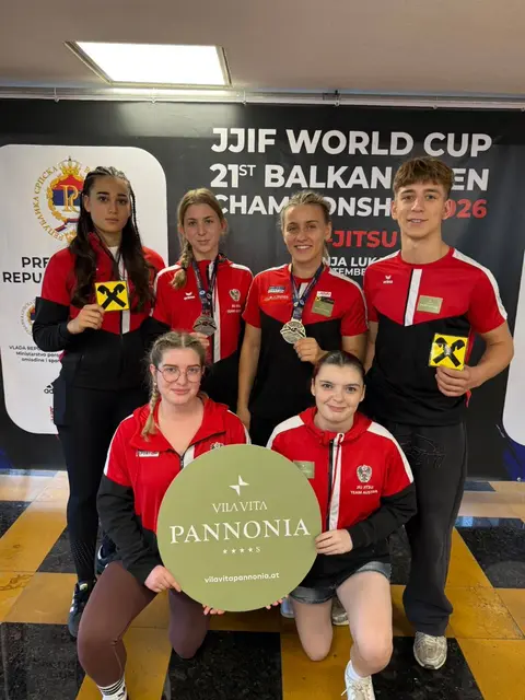 Der Jiu Jitsu Club "Vila Vita Pannonia" überzeugte erneut beim internationalen Balkan Open. | Foto: Fuhrmann
