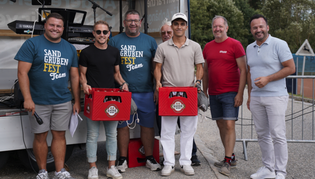 Die Sieger des Sandgruben-Vierkampfs nahmen stolz ihre Preise entgegen. | Foto: SV Pregarten