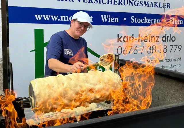 Einer der Höhepunkte war diesmal das "Showbacken" von Daniela Blei aus Theras. | Foto: Markus Kahrer