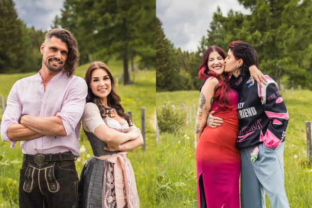 Bauer Peter und Alisa sowie Julia und Ebru ziehen ins "Forsthaus Rampensau" | Foto: ProsiebenSat1Puls4