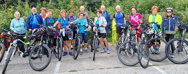 Die Radfahrergruppe fuhr die ehemalige Ybbstalbahntrasse von Lunz/See nach Waidhofen/Ybbs.  | Foto: Öamtc ZV