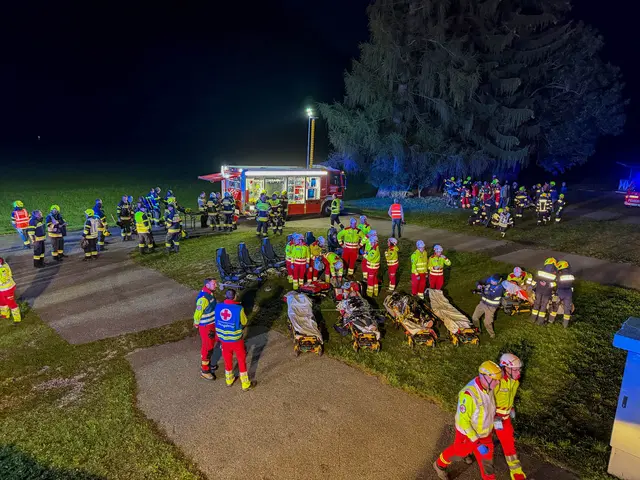 Freitagabend fand beim Schloss Ehrnau in Liesingau eine großangelegte Übung des Feuerwehrabschnittes Mautern mit weiteren Einsatzorganisationen statt. | Foto: FF-Mautern/Riemelmoser