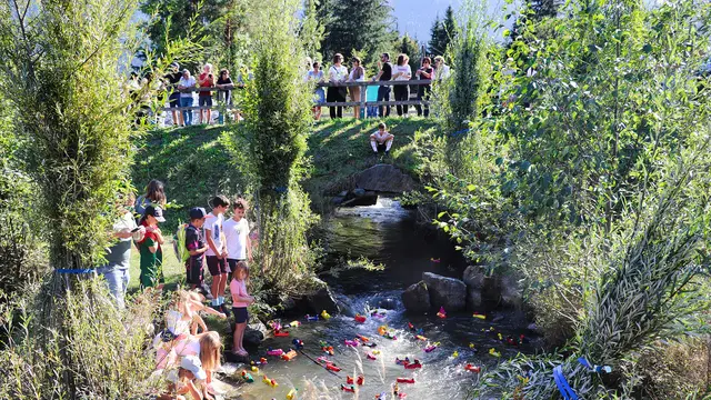 Beim Familienfest am Mühlbach war einiges los. | Foto: KIWANIS Gailtal