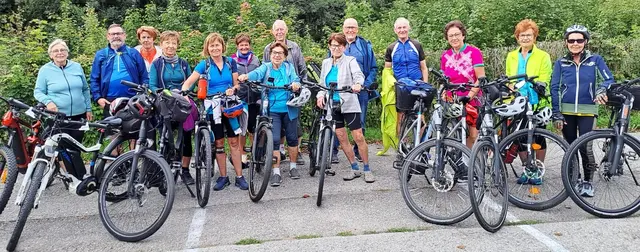 Die Radfahrergruppe fuhr die ehemalige Ybbstalbahntrasse von Lunz/See nach Waidhofen/Ybbs.  | Foto: Öamtc ZV