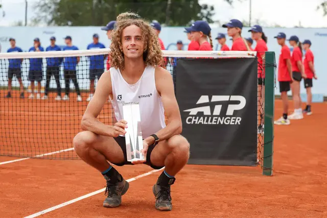 Mika Brunold hat seine beeindruckende „Road to Sunday“ bei den NÖ Open mit dem größten Erfolg seiner bisherigen Karriere gekrönt.  | Foto: Manfred Binder