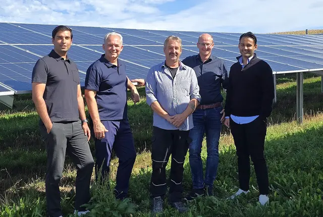 Ehsan Zadmard, Fritz Pöttinger, Hermann Fischerleitner, Daniel Berrer, Issa Zadmard. | Foto: Energie Ried