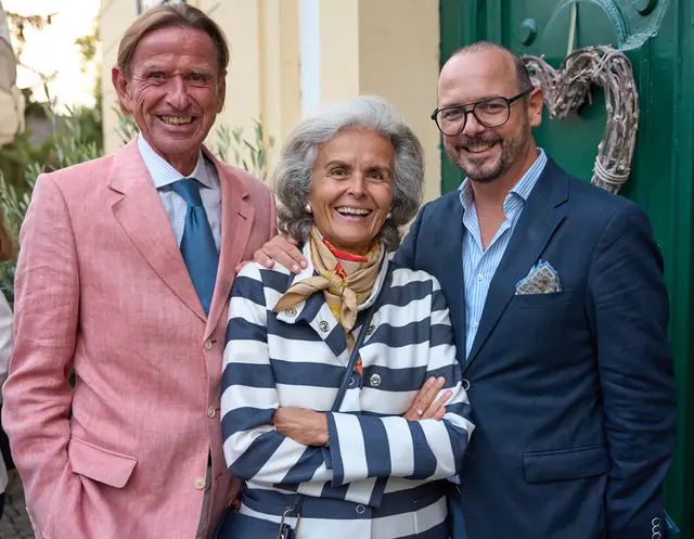 Rudolf Dietrich (Förderer der Haydnregion Niederösterreich), Regina Sasshofer, Michael Linsbauer (künstlerischer Leiter der Klassikkonzertreihe „Haydnregion Niederösterreich“). | Foto: Fabian Sorger