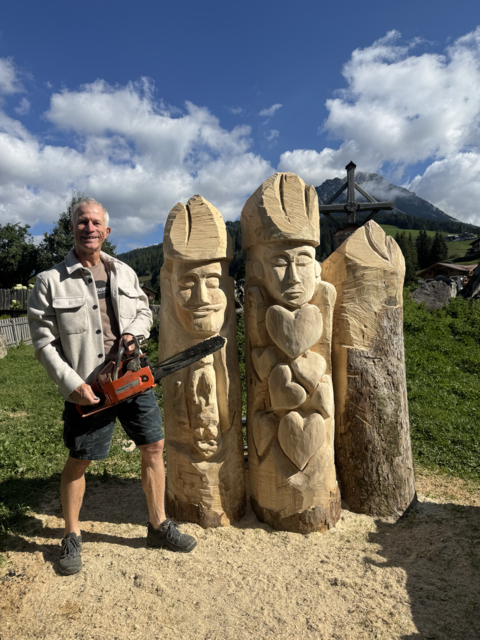 Erich Traxler nimmt zum zweiten Mal am Mountain-Art-Project in Filzmoos teil. | Foto: Traxler