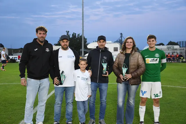 Die Match-Patronanz übernahmen Pflegedienst Christian Erber und Massagetherapie Thomas Erber, den Matchball spendete Barbara Karner. | Foto: Vera Popp / SK Eggenburg