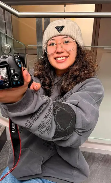 Rosanna hielt auch alles mit der Kamera oder ihrem Smartphone fest - so war sie auch für den Social-Media-Bereich zuständig.  | Foto: privat