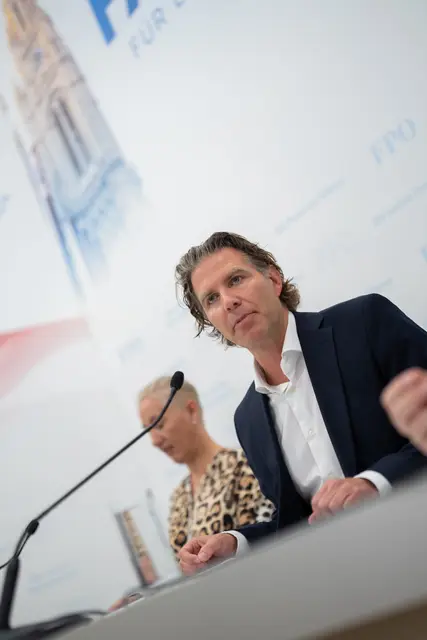 FPÖ-Wien-Landesparteisekretär Lukas Brucker. | Foto: FPÖ Wien