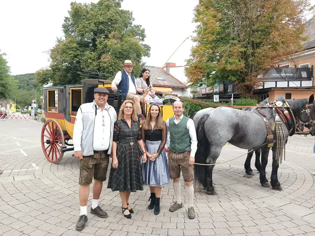 Roman Brunner, Ursula Leopold, Bürgermeisterin Jasmin Klemmer-Schlögl, Albrecht Oppitz. | Foto: Stadtgemeinde Purkersdorf