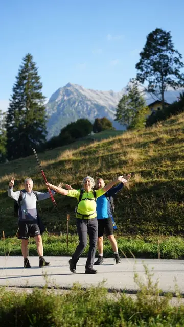 Auch der Spaß kam bei der Wander-WM nicht zu kurz. | Foto: TVB/Mathias Hell