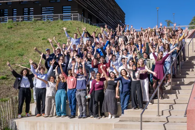 Das ISTA begrüßte am 15. September eine Rekordzahl von 90 neuen Doktorandinnen und Doktoranden aus 32 Ländern und sechs Kontinenten auf seinem Campus. | Foto: ISTA