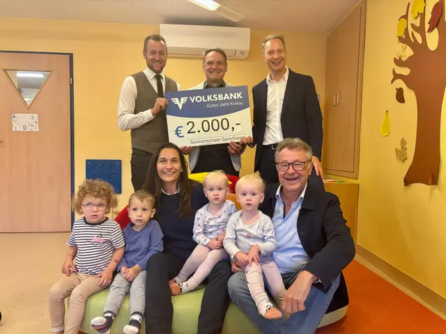 Die Gemeinde Gars am Kamp, die WV Beteiligung eG und die Volksbank Regionaldirektion Horn halfen bei der Anschaffung von drei Klimageräten. | Foto: Markus Kahrer