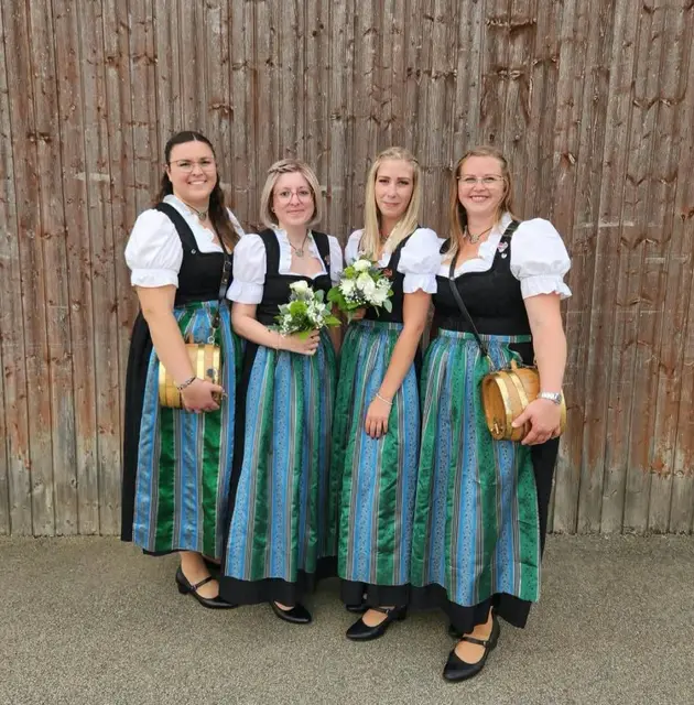 Auch die Pernegger Musiker hatten sich für das Blasmusikfest in Langau herausgeputzt.  | Foto: Gemeinde Langau