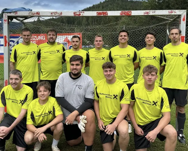 Die Lokalmatadoren des SV Union Ganz. | Foto: Raiffeisenbank Mürztal