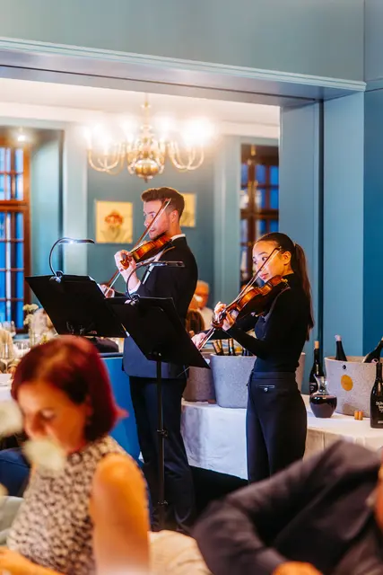 Das Champagner Quartett umrahmte den Abend musikalisch. | Foto: Waldviertel Tourismus, Matthias Streibel