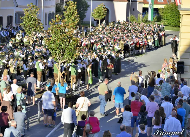 Zahlreiche Musikvereine sorgten beim Festzug durch Neudau für ein stimmungsvolles Bild. | Foto: Blasmusikbezirksverband Hartberg