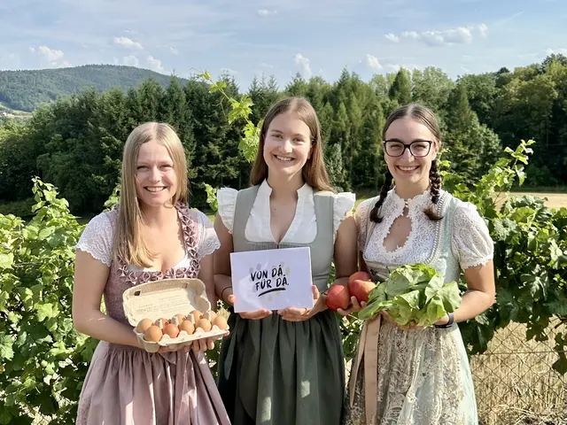 Die Landjugend Engerwitzdorf-Gallneukirchen setzt sich für regionalen Einkauf ein.