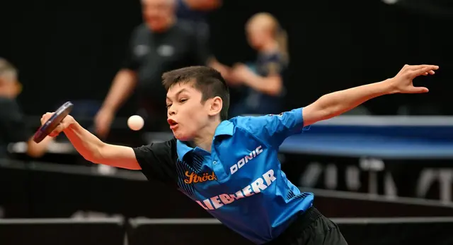 Louis Fegerl blieb mit neun Siegen ungeschlagen und gewann das ÖTTV Tischtennisturnier der U15 in Wiener Neudorf (hier bei einem anderen Turnier).  | Foto: KSV Tischtennis