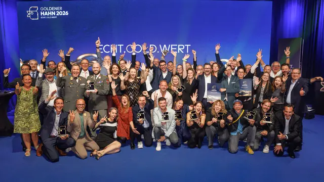 Das sind die Gewinnerinnen und Gewinner des Goldenen Hahn 2026. | Foto: Katharina Schiffl