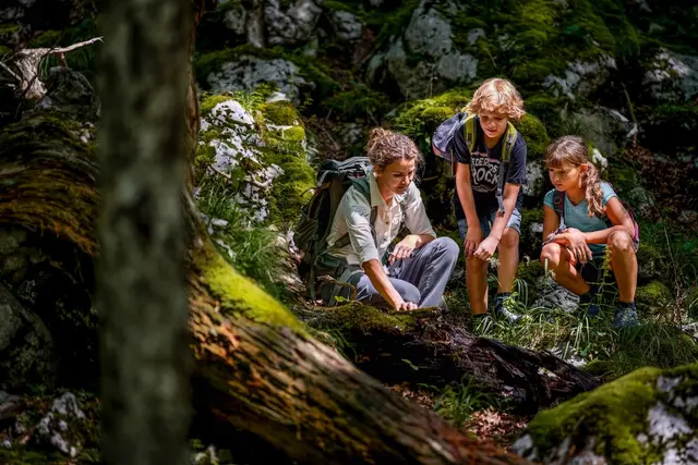 Rangerinnen und Ranger machen die Waldwildnis für Schülerinnen und Schüler zum spannenden Lern- und Erlebnisraum.  | Foto: Stefan Leitner
