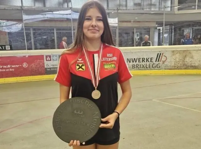 Laura Kratochwill holte sich den Meistertitel im Zielbewerb | Foto: RSU Leitersdorf